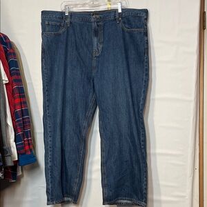 Old Navy Men's Relaxed Fit Jeans in Deep Blue